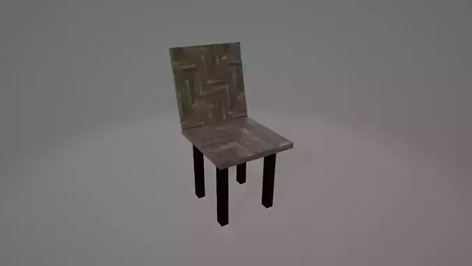 Simple Low Poly Chair