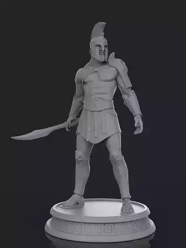 Spartan warrior 3D print model