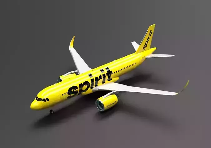 Airbus A320 NEO Spirit Livery  3D model