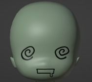 Chibi Model STUDENT MALE with Human Meta Rig Low-poly 3D model_8