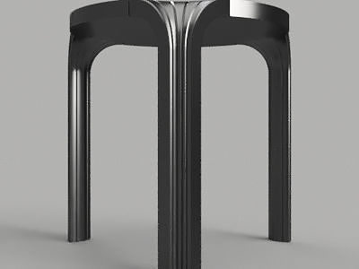 Footstool by Alvaro AAlto Free 3D print model