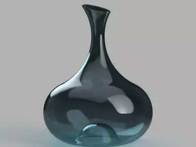 Decanter glass vase Free 3D print model