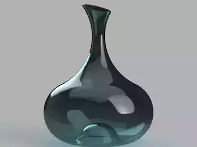 Decanter glass vase