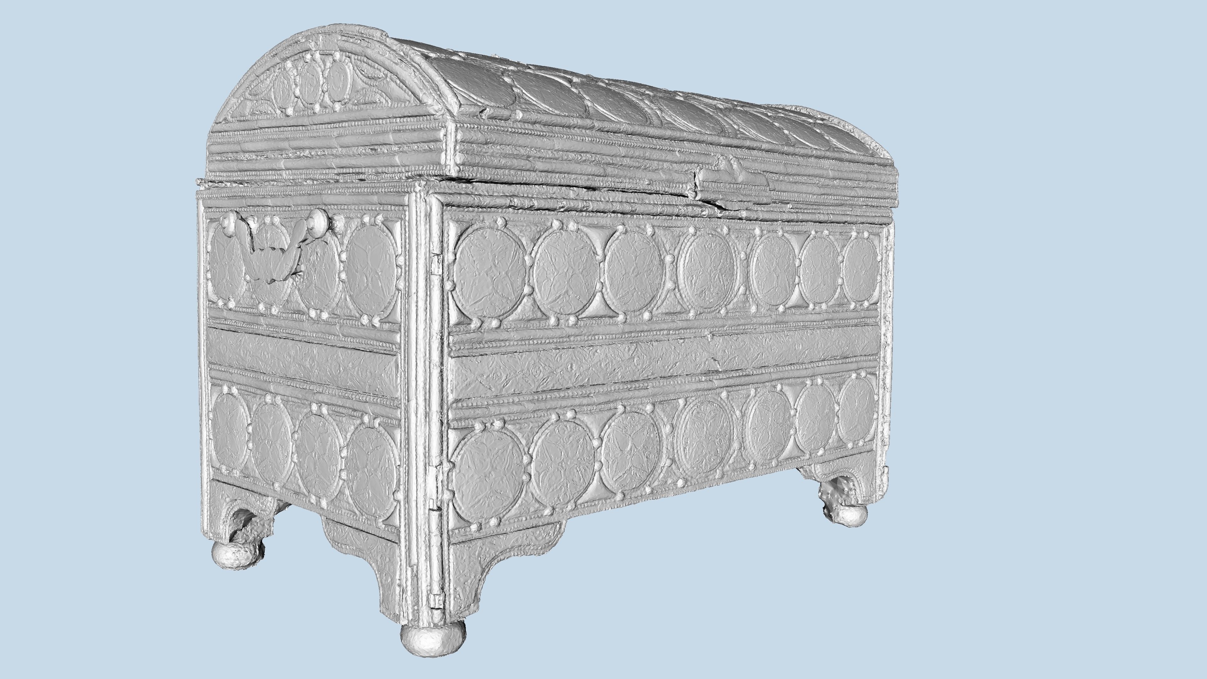 Old chest 3D model_1