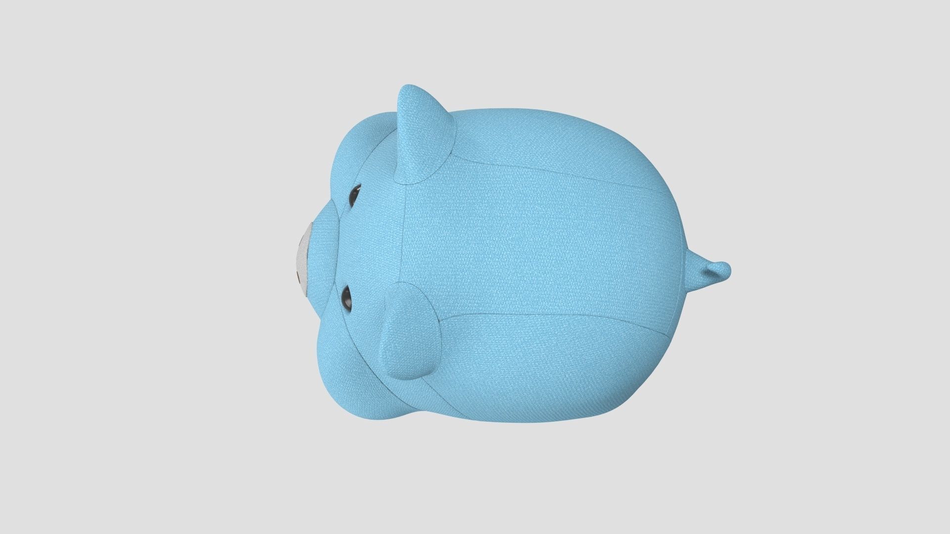 stuffed animal pig 3D model_10