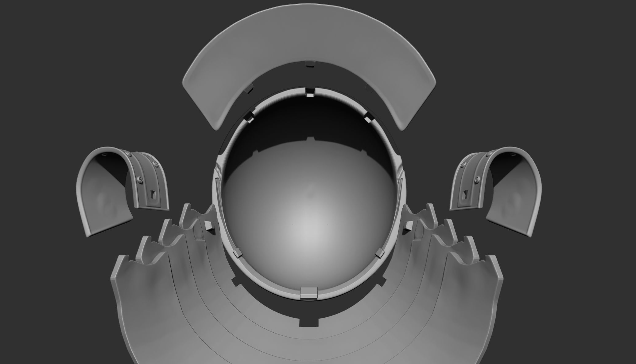 Kabuto I - samurai helmet 3D print model_10