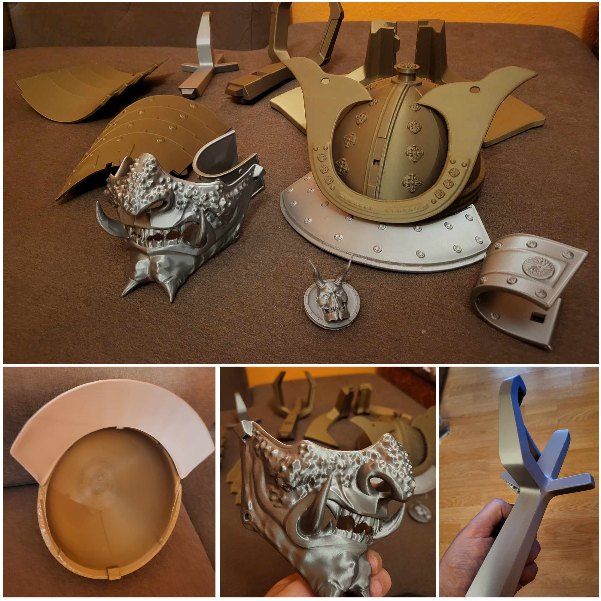 Kabuto I - samurai helmet 3D print model_16