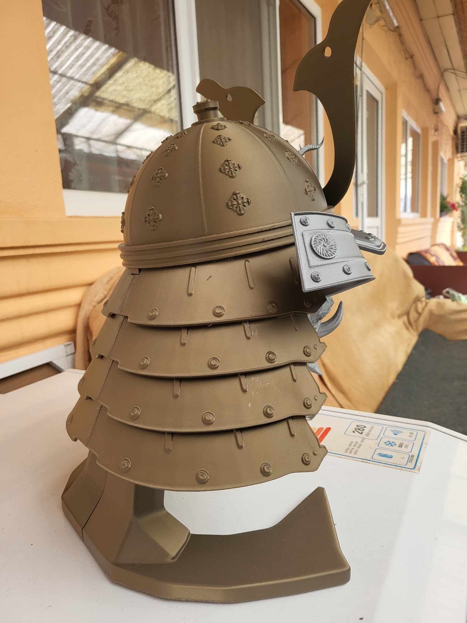Kabuto I - samurai helmet 3D print model_24
