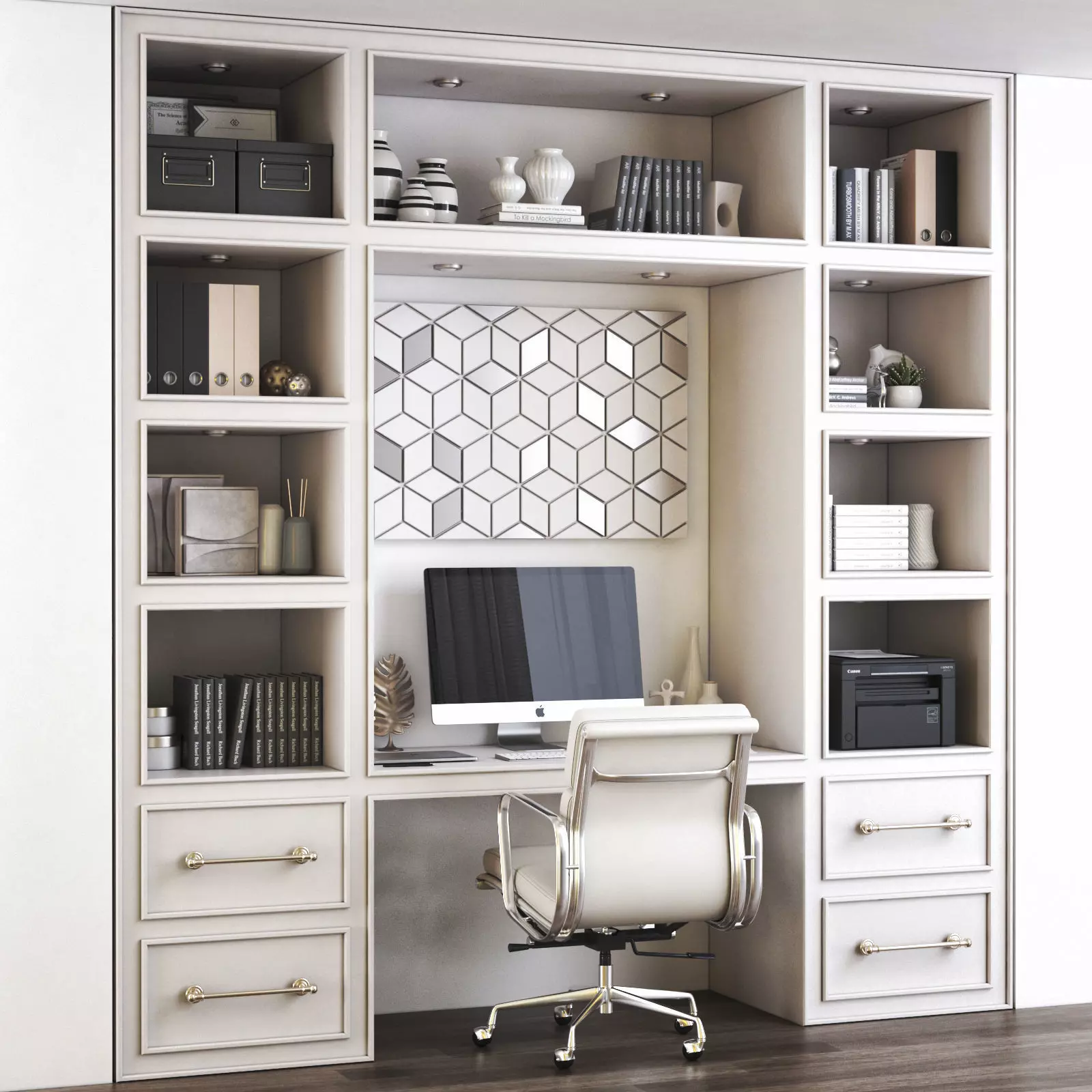 Office workplace 89 3D model