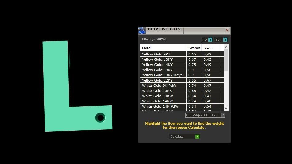 Alphabet L Pendant  3D print model_3
