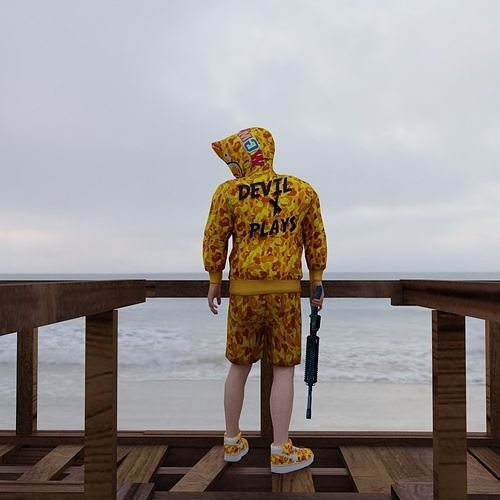 PUBG MOBILE BAPE SUITE 3D FBX MODEL 3D model