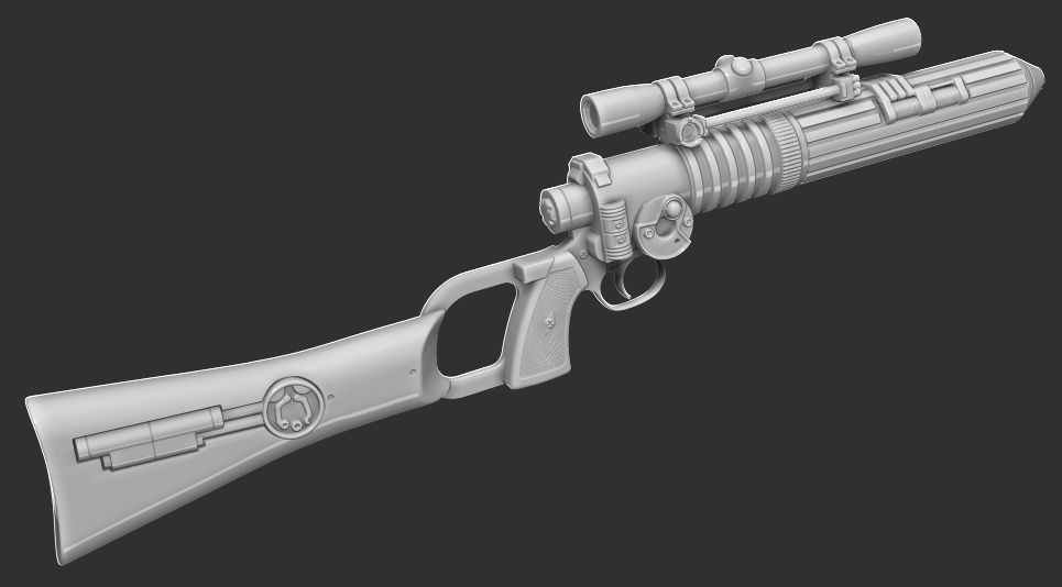 Rearmored Boba Fett One12 scale figure gear 3D print model_1