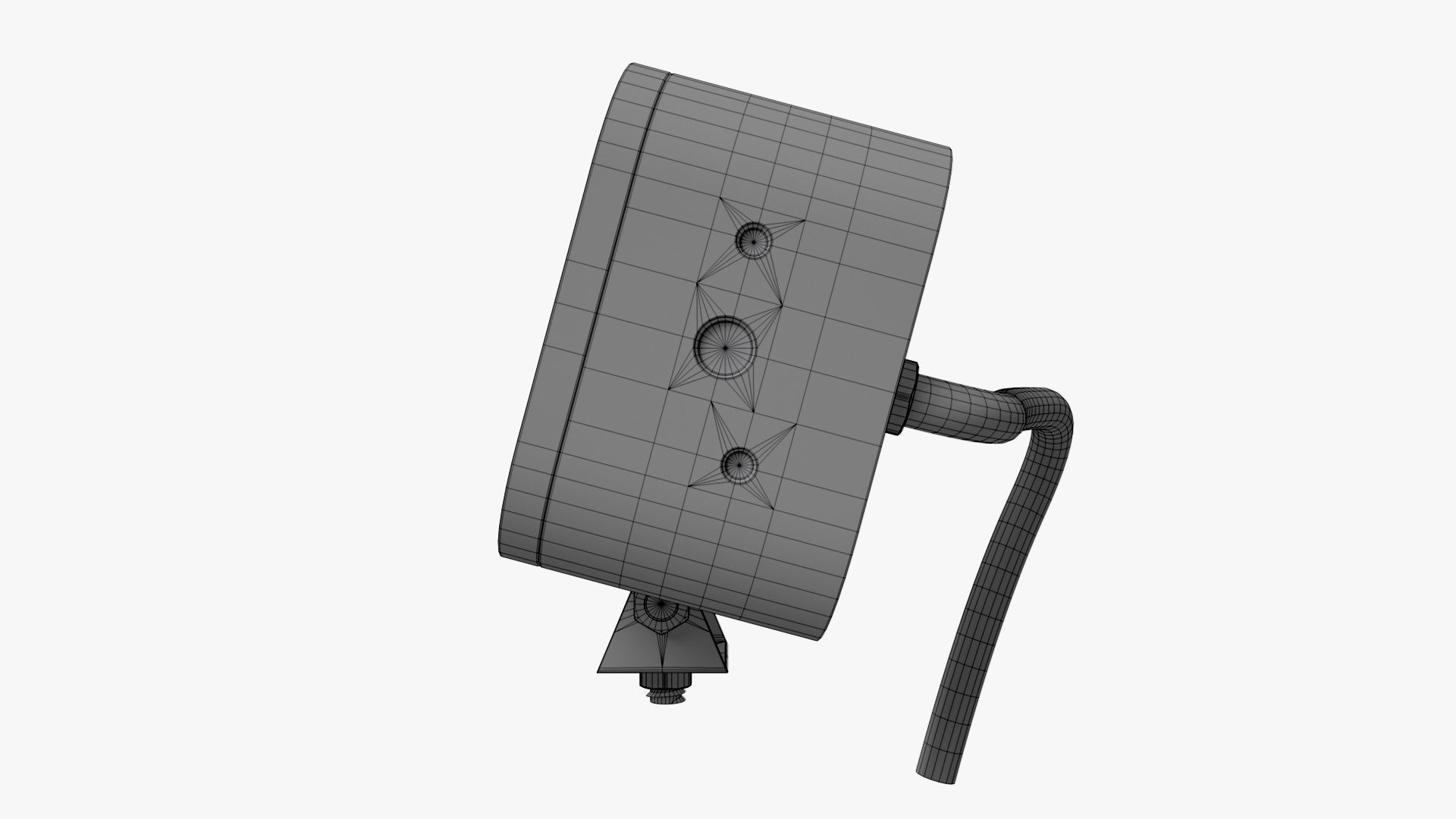 Large LED Light Bar 3D model_13