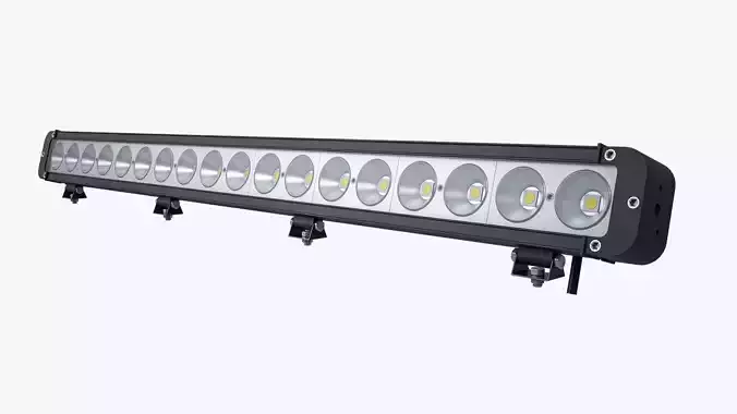 Large LED Light Bar 3D model