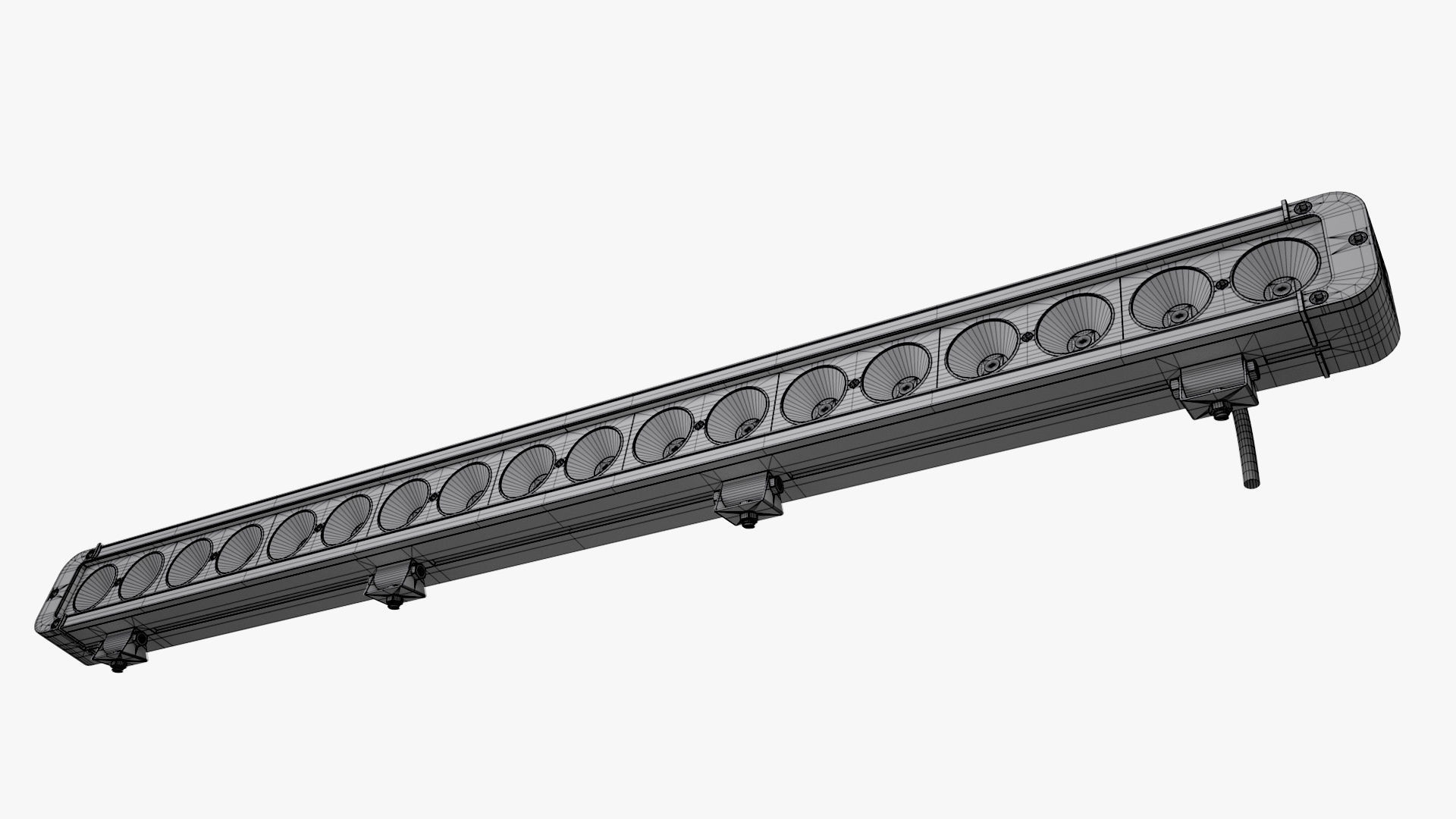 Large LED Light Bar 3D model_15
