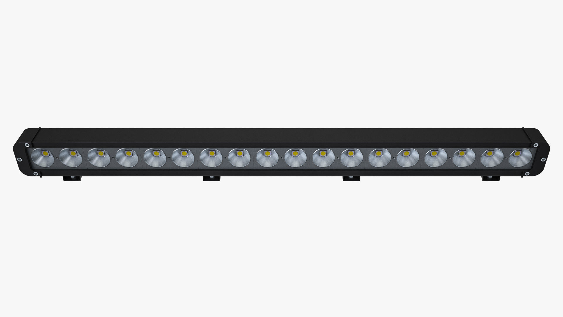 Large LED Light Bar 3D model_3