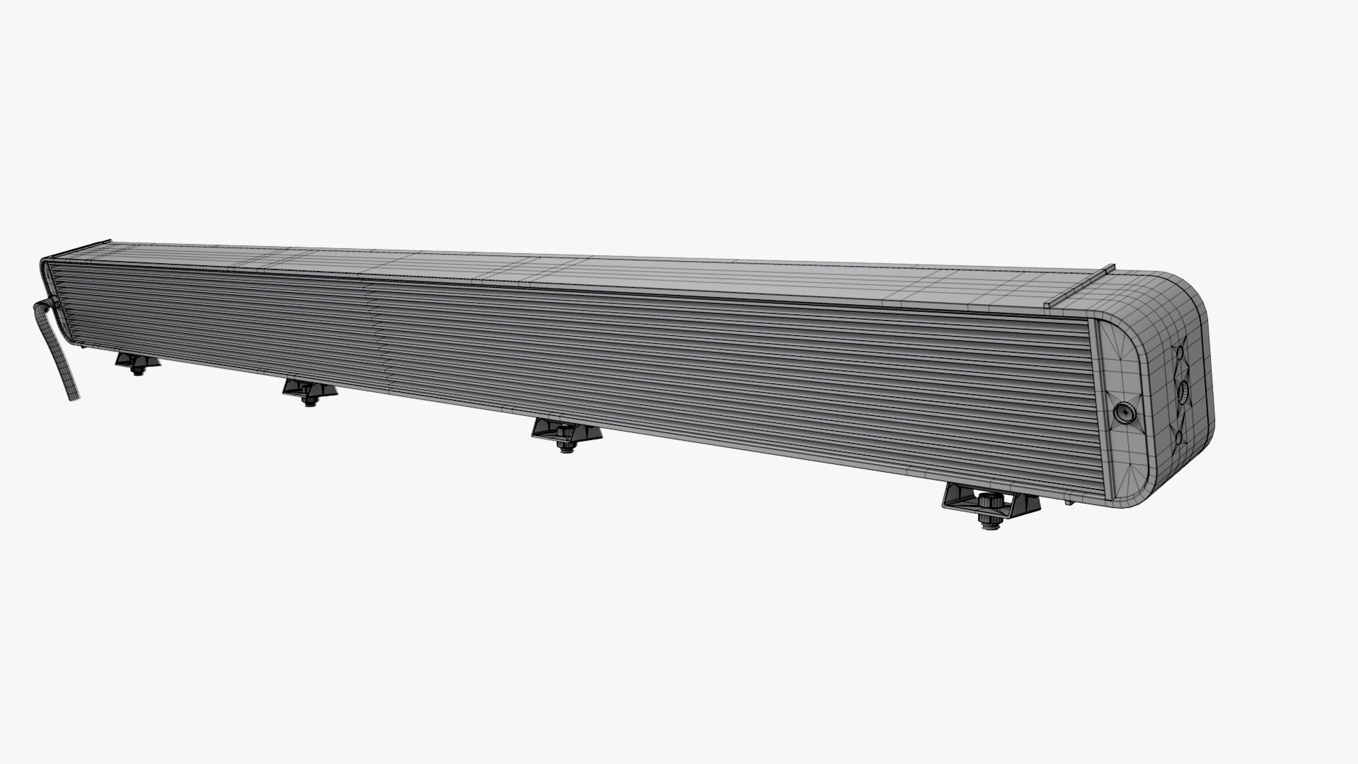 Large LED Light Bar 3D model_16