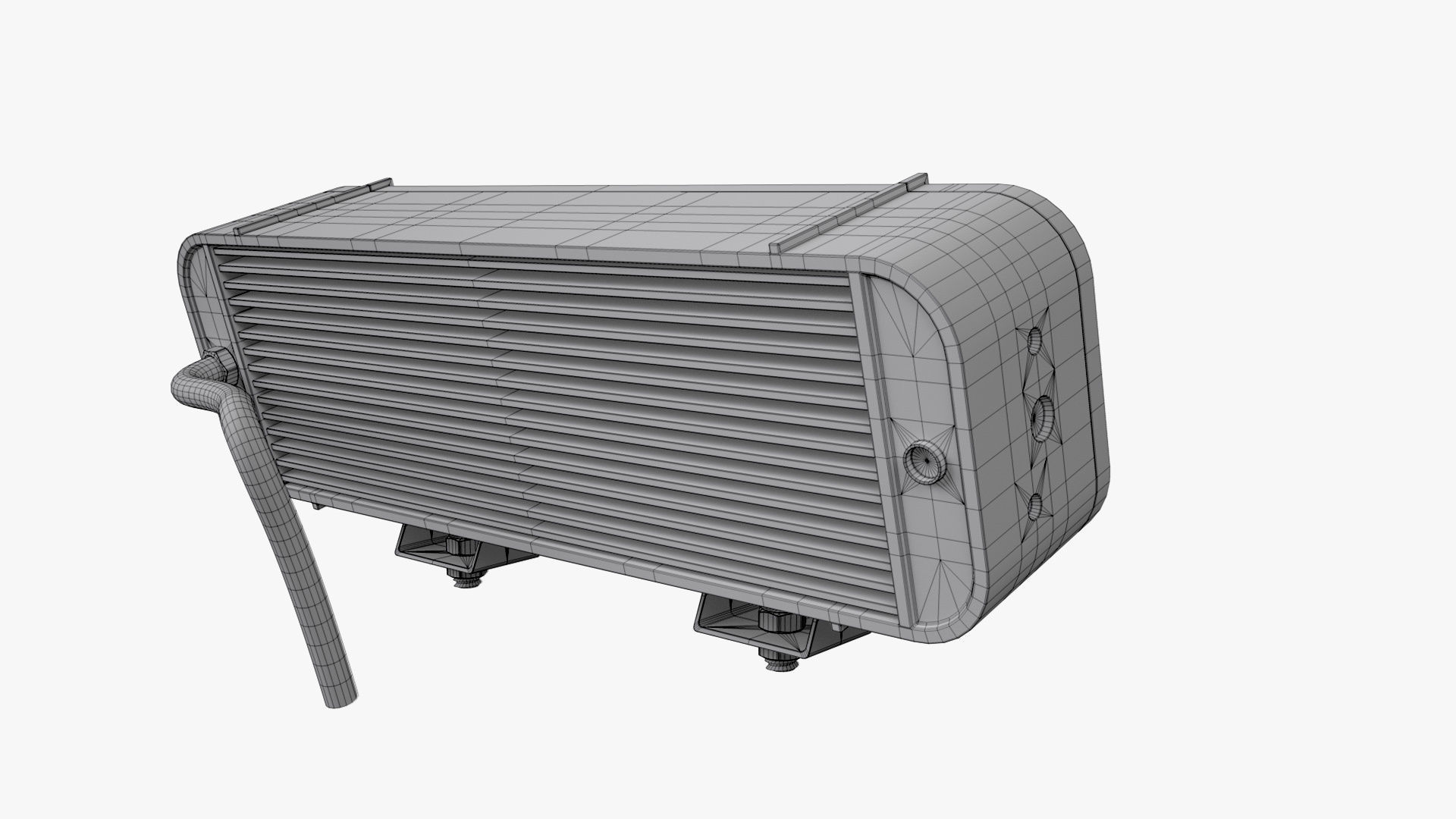 Medium LED Light Bar 3D model_14