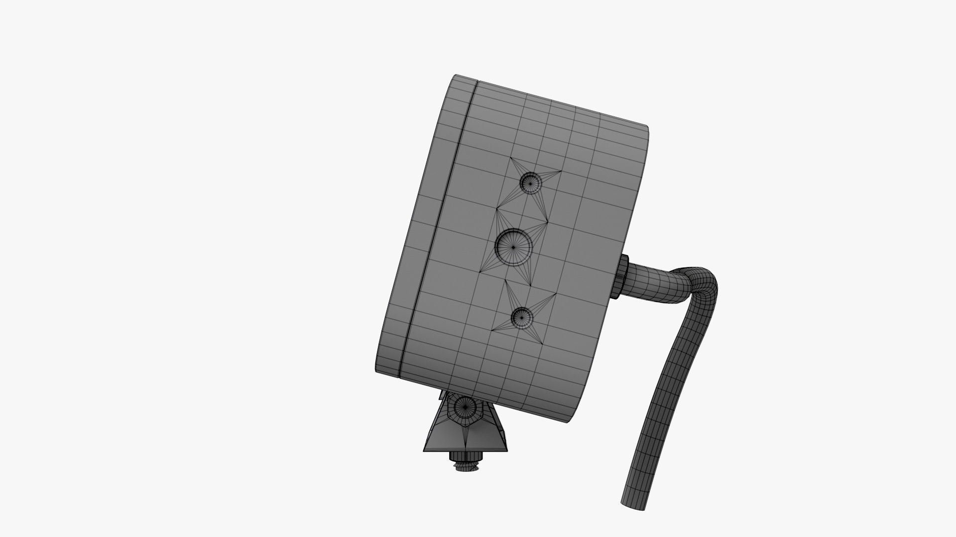 Medium LED Light Bar 3D model_11