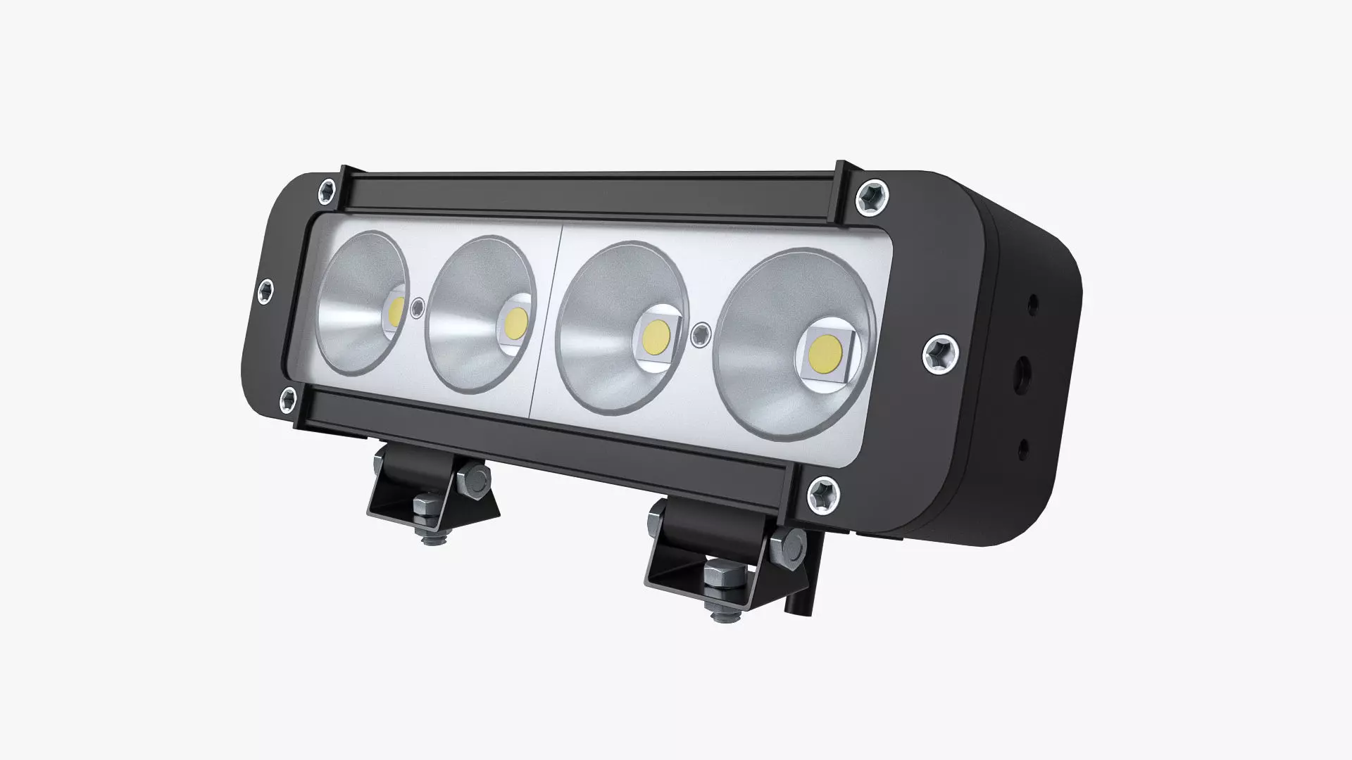 Medium LED Light Bar 3D model_0