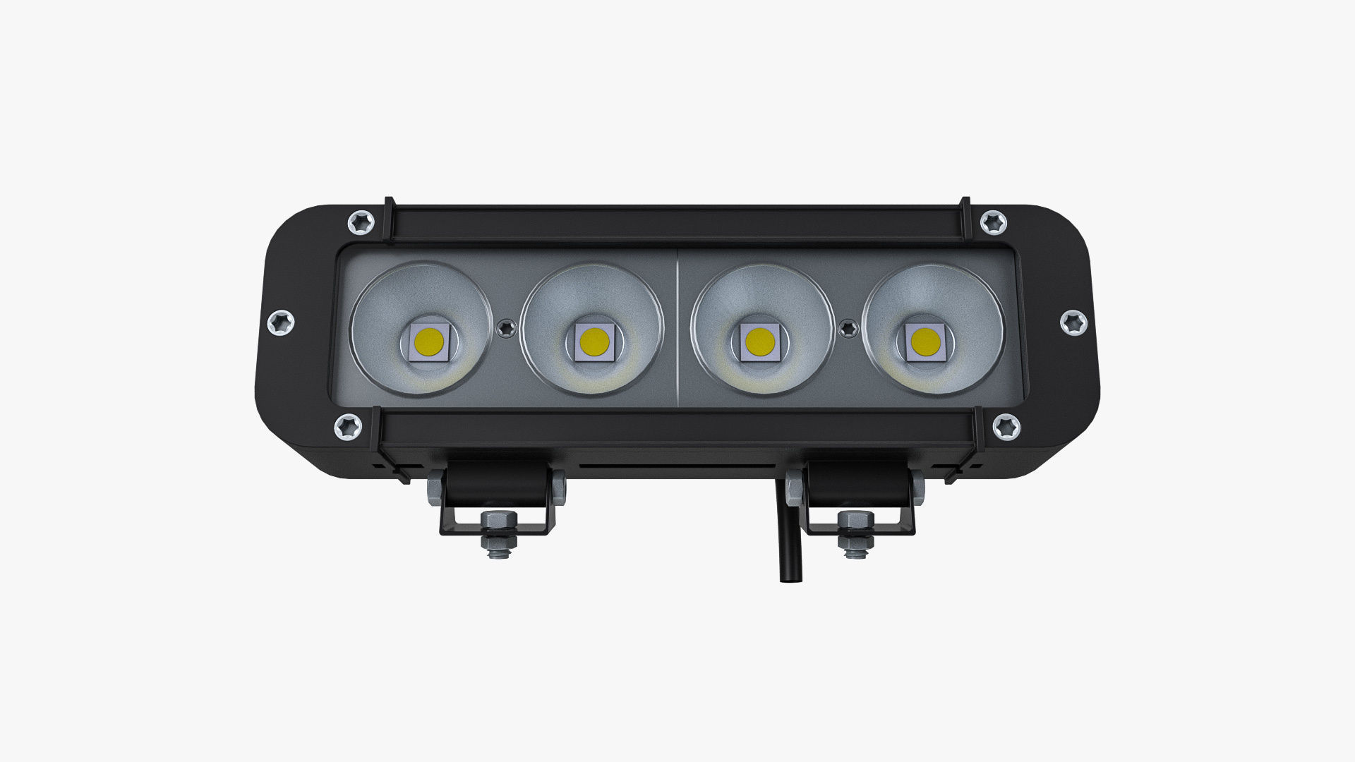 Medium LED Light Bar 3D model_1