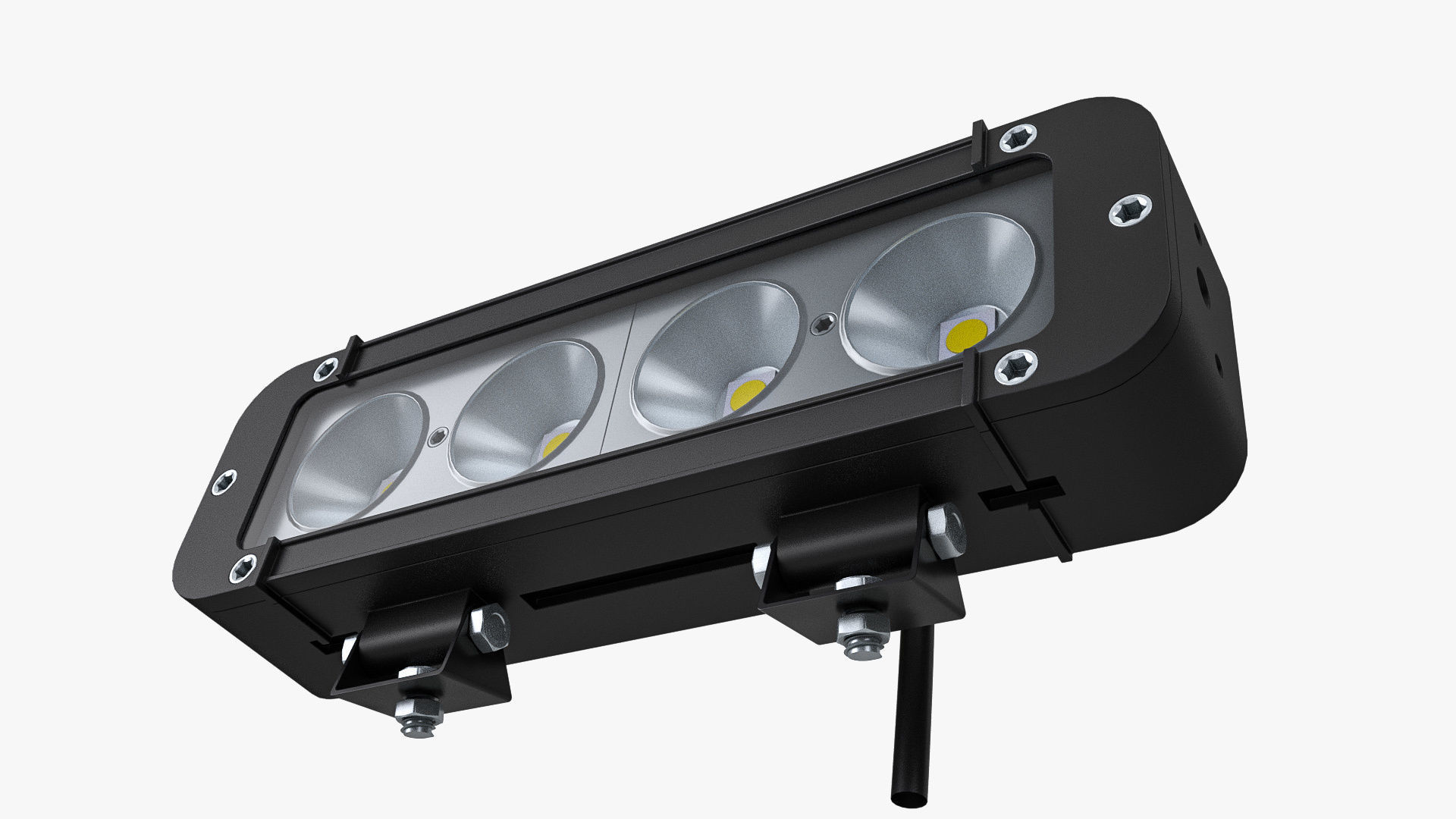 Medium LED Light Bar 3D model_4