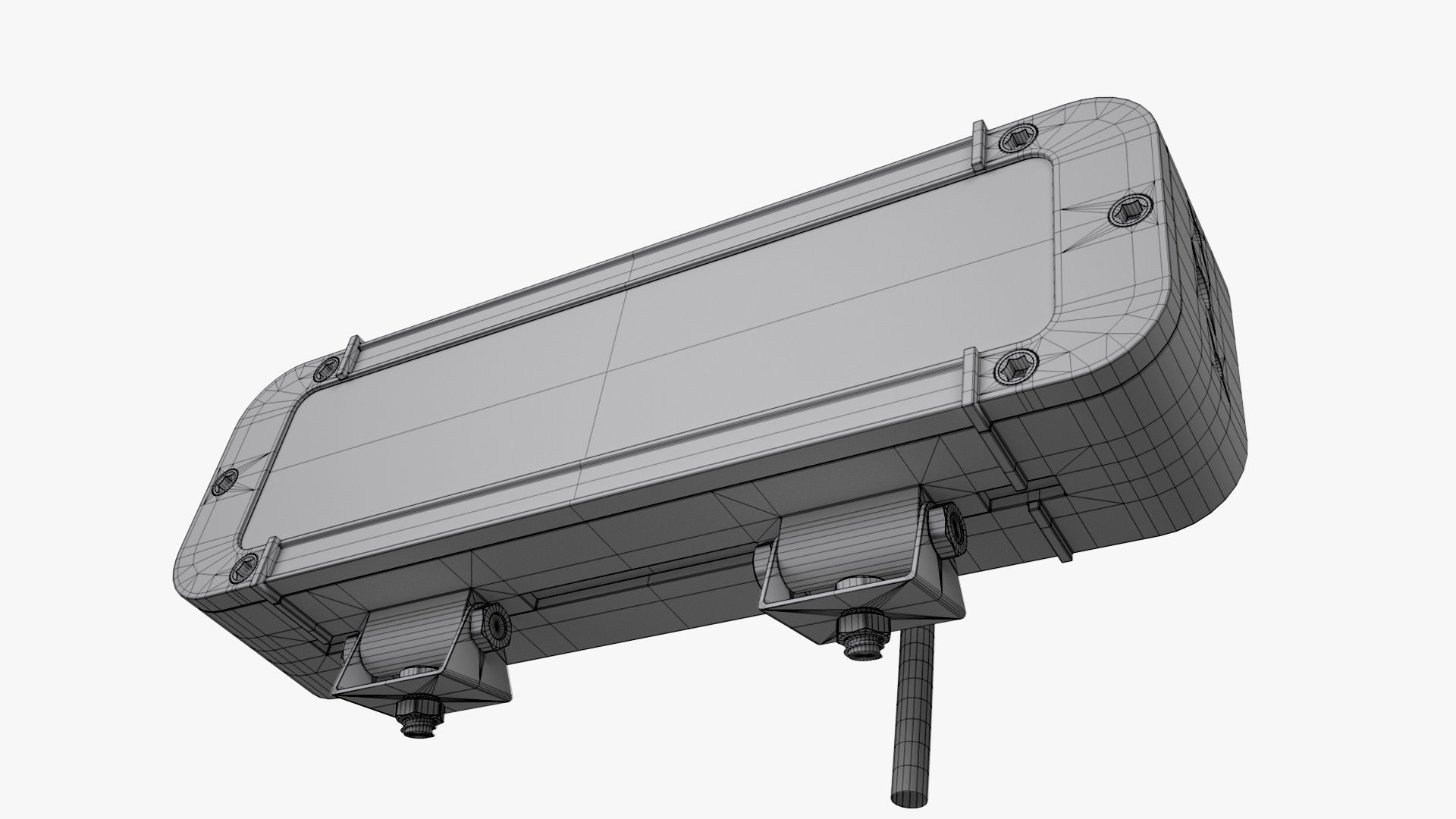 Medium LED Light Bar 3D model_12