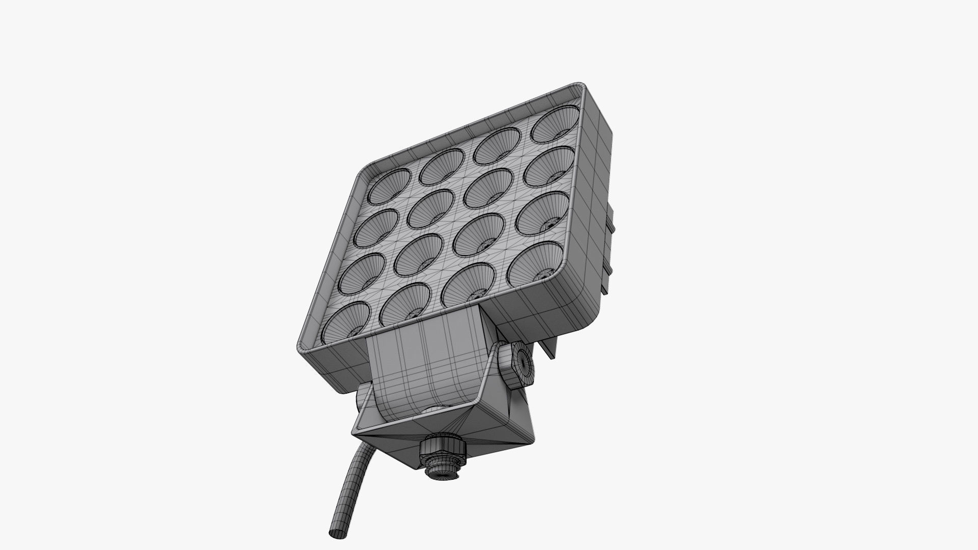 Small LED Light Bar 3D model_13