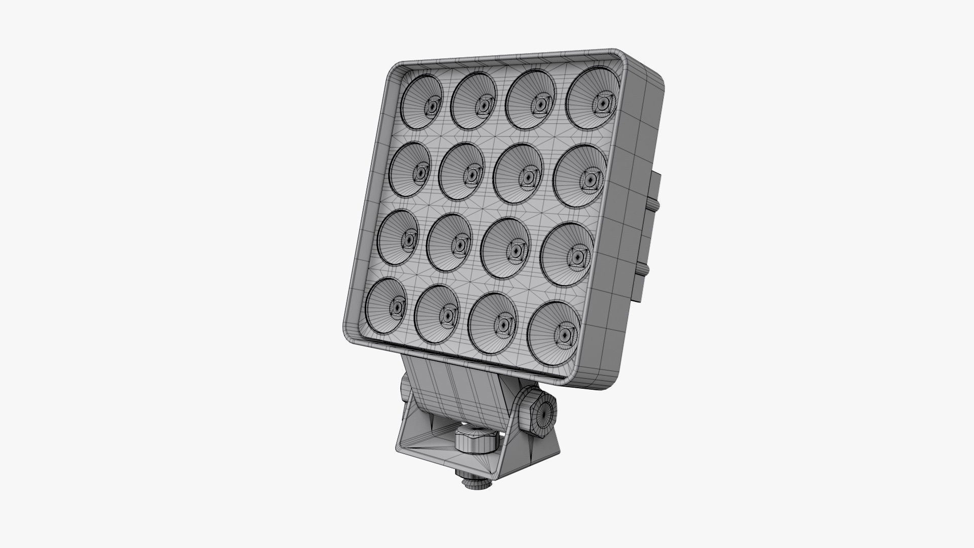 Small LED Light Bar 3D model_10