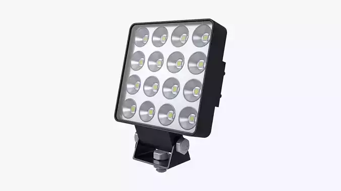 Small LED Light Bar 3D model