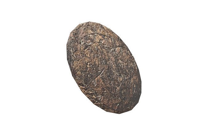 Tea Bread v1 001 Low-poly 3D model 4