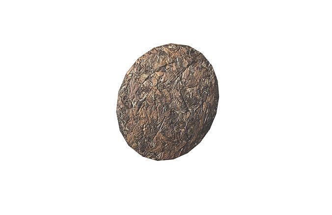 Tea Bread v1 001 Low-poly 3D model 2