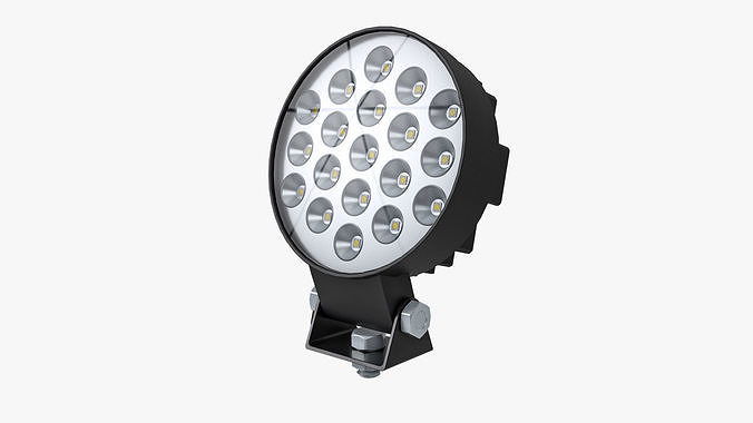 Circular LED Light Bar 3D model