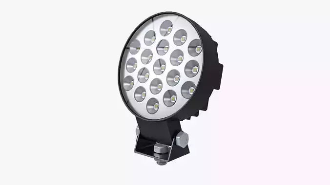 Circular LED Light Bar 3D model