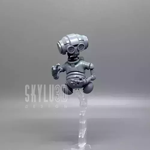 AZI-3 One12 Scale articualted 3d STL figure 3D print model