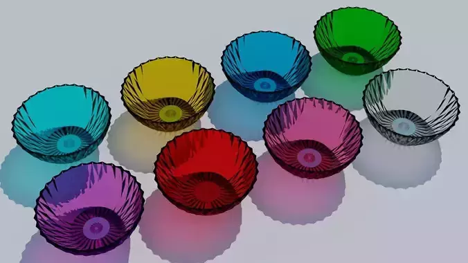 Bowl I Glass LP Lowpoly