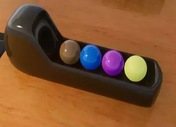 Return Ball System Bowling 3D model