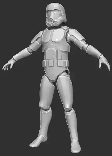 TK Gen 1 Prototype Trooper full size costume 3D Print STL 3D print model