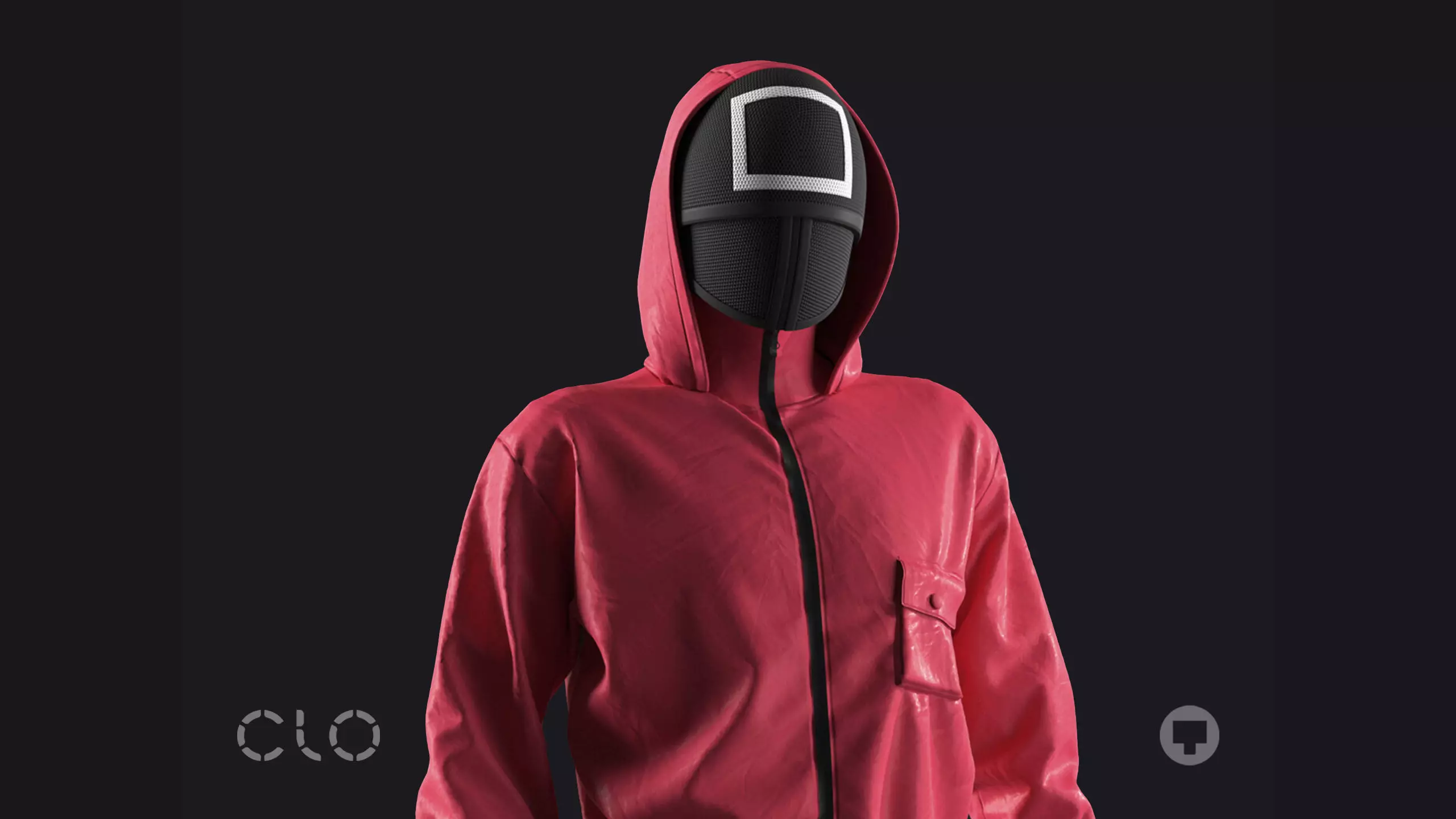 SQUID GAME JUMPSUIT genesis 8 highpoly 3D model_0