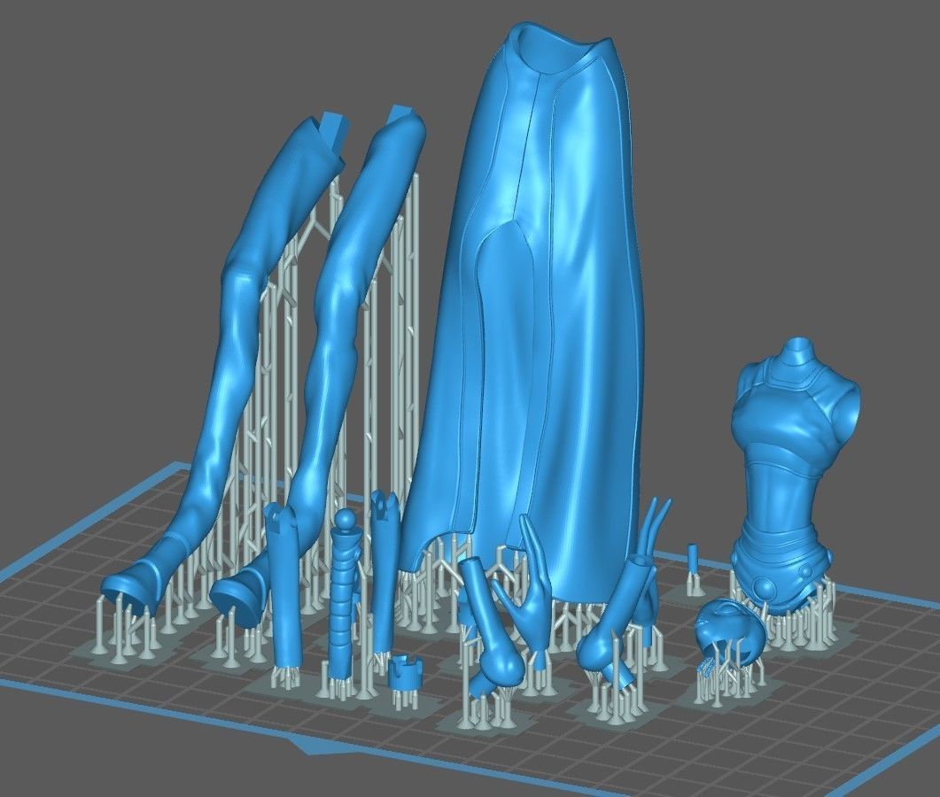 Kaminoan Taun We One12 scale articulated 3D STL 3D print model_2