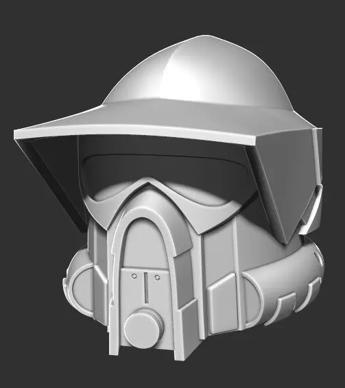 ARF Clone Full Size Helmet and One12 figure custom head 3D print model_0