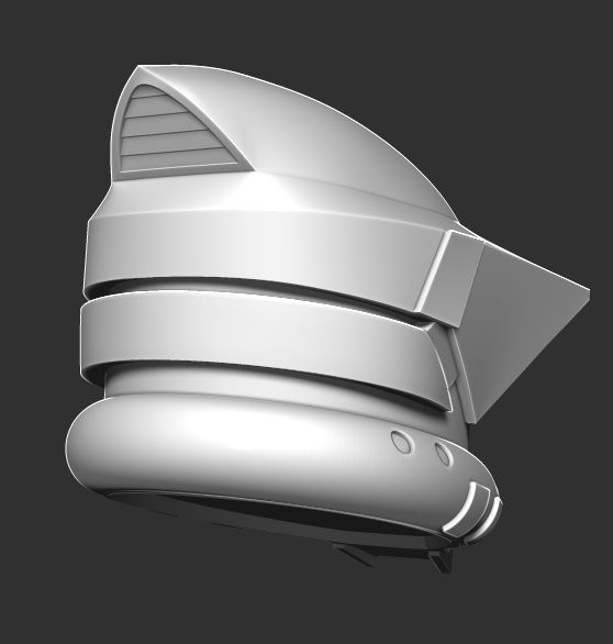 ARF Clone Full Size Helmet and One12 figure custom head 3D print model_1