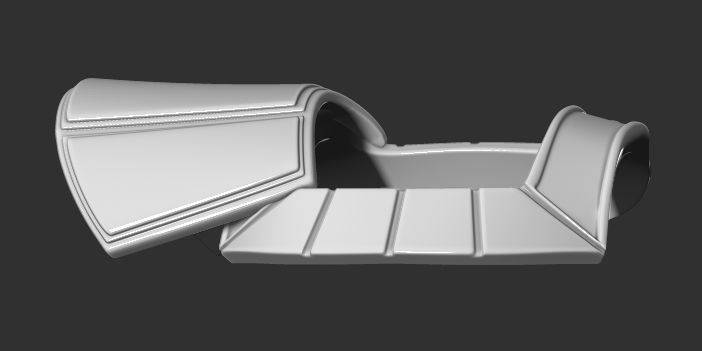 Clone Trooper Shoulder Armor Set STL 3D print model_2