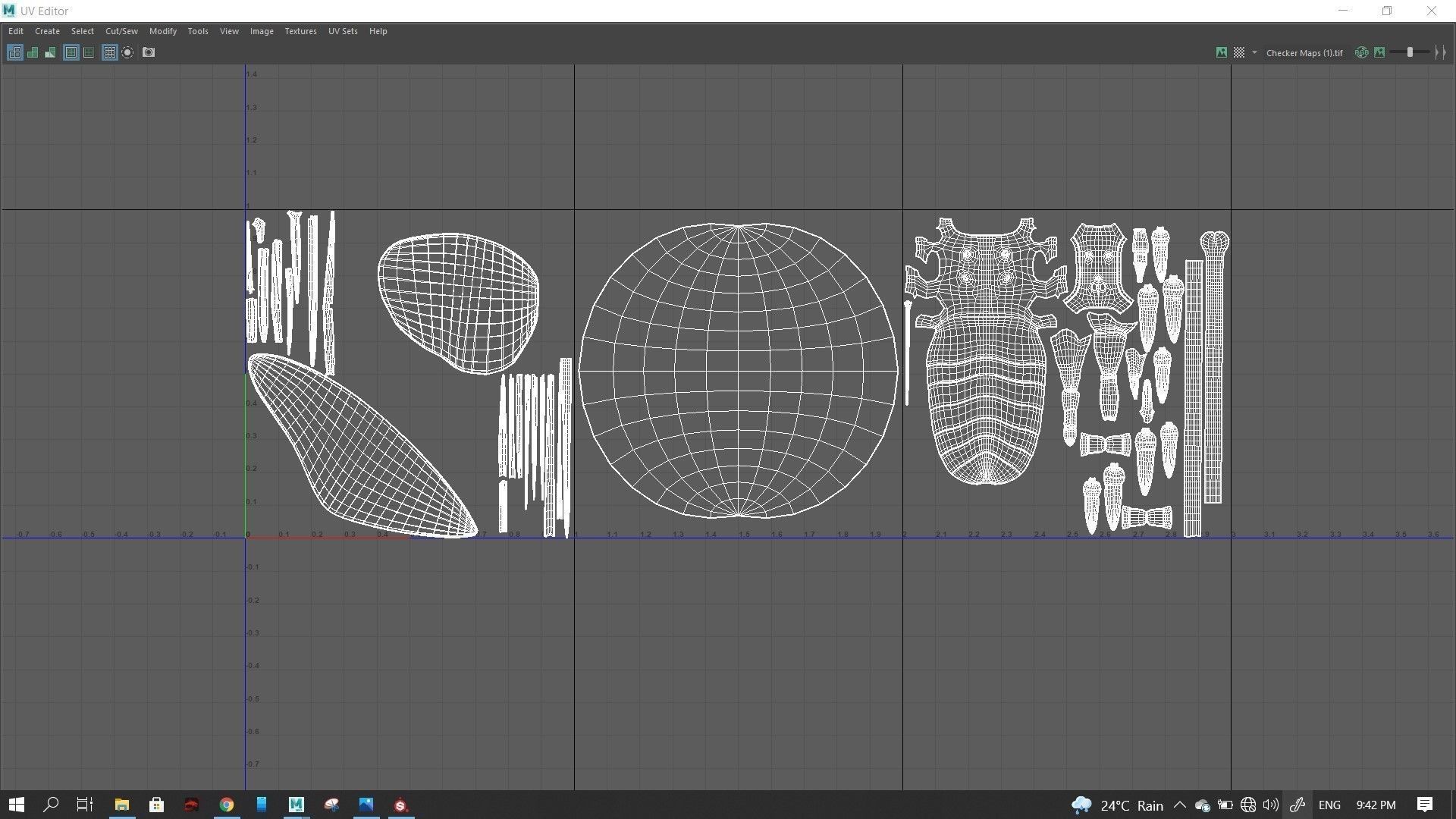 Butterfly 3d model with wings Low-poly 3D model_8