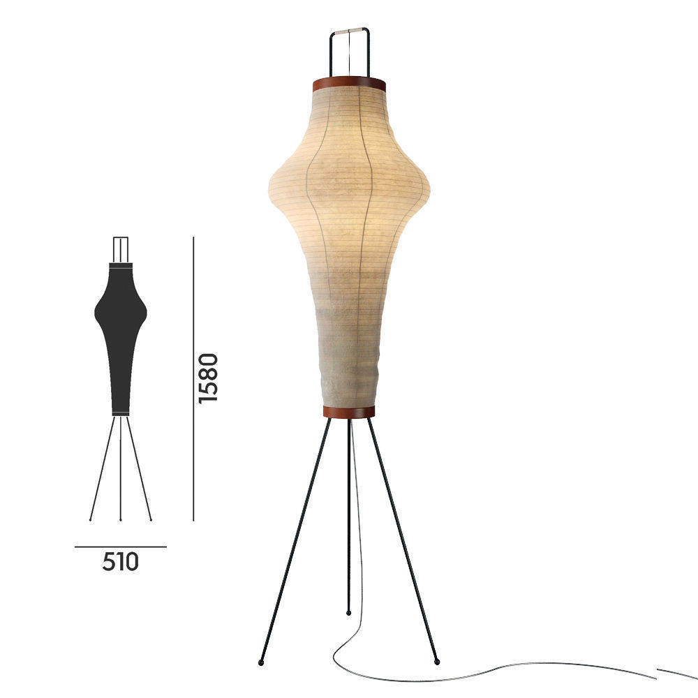 Vitra Akari 14 A 3D model_1