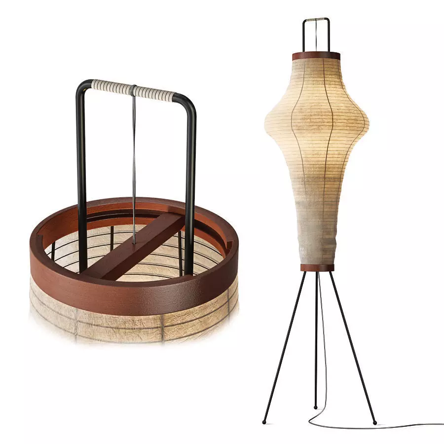 Vitra Akari 14 A 3D model_0