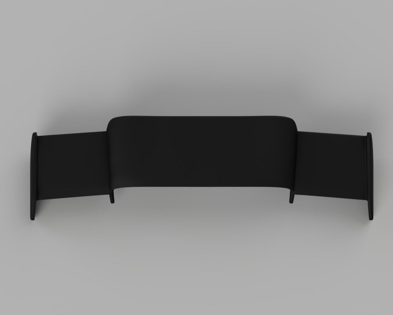 Mercedes Gclass Brabus  Rear Wing 3D print model_2