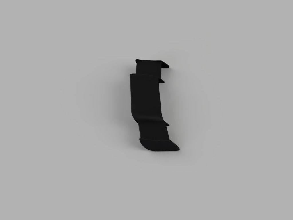 Mercedes Gclass Brabus  Rear Wing 3D print model_1