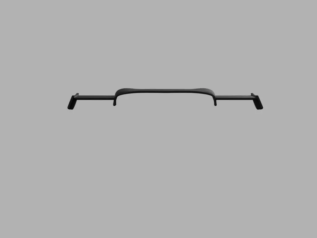Mercedes Gclass Brabus  Rear Wing 3D print model_0