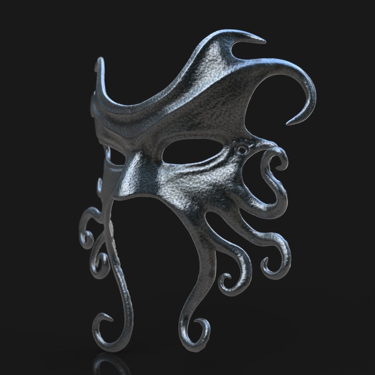 Cthulhu mask 3D print model_4